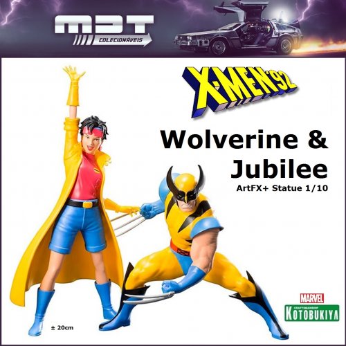 Kotobukiya - X-Men 92 - Wolverine and Jubilee ArtFX+ Statue 1/10
