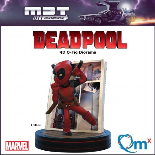 QMx - Deadpool 4D Q-Fig Diorama