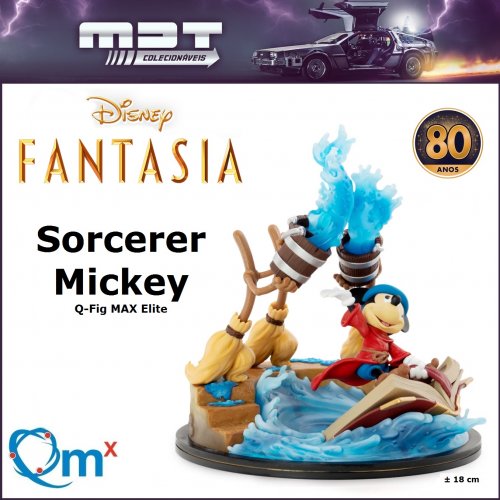 QMx - Fantasia Sorcerer Mickey Q-Fig MAX Elite