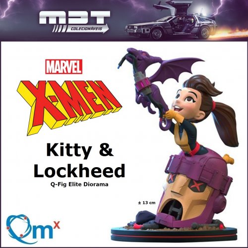 QMX - X-Men - Kitty Pryde and Lockheed Q-Fig Elite Diorama