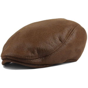 Boina Masculina Coleção Outono-Inverno Pelego Sintético Marrom Boina Masculina Coleção Outono-Inverno Pelego Sintético Marrom