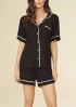 Miniatura - Lua Cheia Pijama Aberto co Short Liso Viscolycra