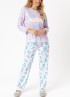 Miniatura - Lua Cheia Pijama Feminino Ovelha Malha Light