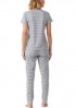 Miniatura - Malwee Pijama Camiseta e Calça Listrado Meia Malha Repelente Insetos