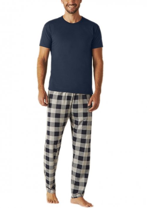 Malwee Pijama Masculino Camiseta e Calça Meia Malha