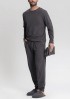Miniatura - Mensageiro dos Sonhos Pijama Masculino Longo 100% Algodão Granito