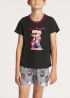 Miniatura - Recco Pijama Curto de Viscose Stretch e Digital Menino Juvenil Rock