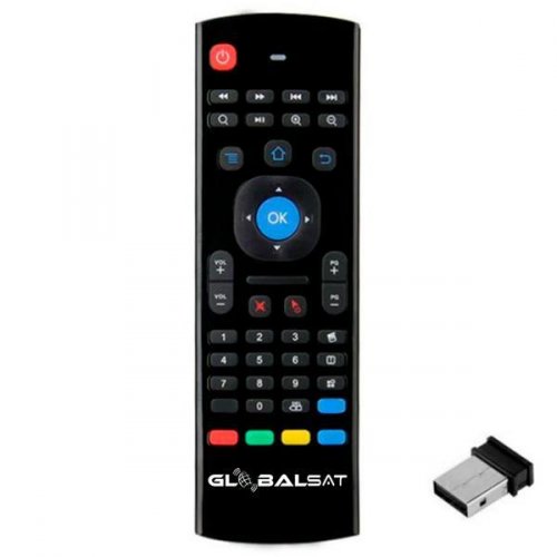 Controle Remoto para Receptor Globalsat GS-05 / Air Mouse com Microfone