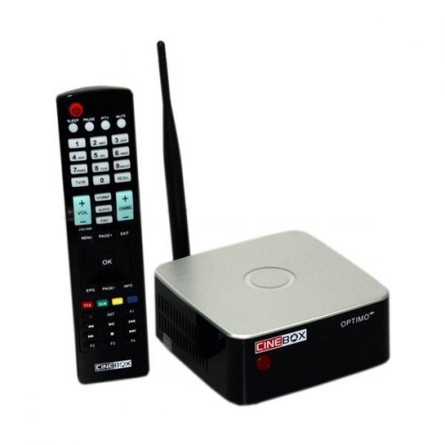 Receptor Cinebox Optimo + Plus com Wi fi HDMI USB Bivolt + Óculos 3D IKS SKS