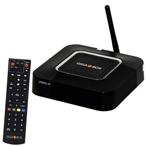 Receptor Gigabox Droid 4K Wi Fi HDMI RJ45 IPTV ACM IKS SKS Receptor Gigabox Droid 4K Wi Fi HDMI RJ45 IPTV ACM IKS SKS
