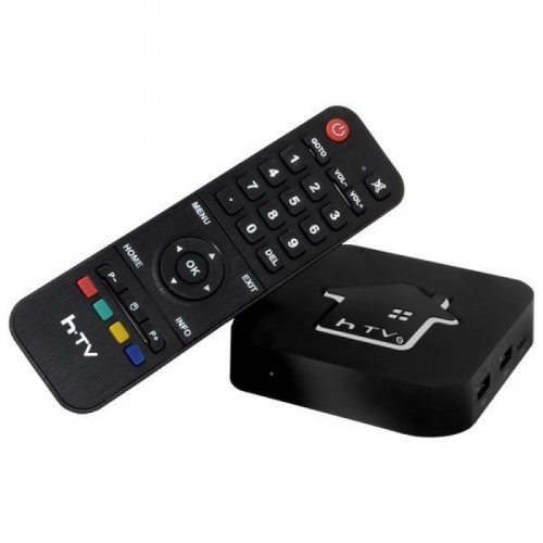 Receptor HTV 5 TV Box IPTV+Android+Wi-Fi - (Sem Antenas)