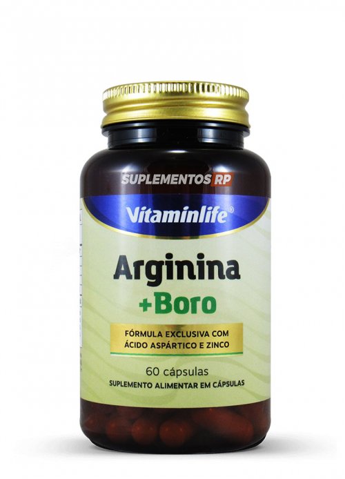 Arginina + Boro  60 caps - Vitaminlife