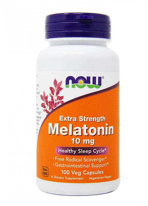 Melatonina NOW 10mg - 100  cápsulas