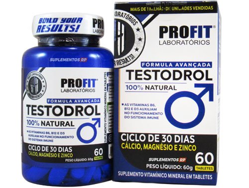 Pré Hormonal Testodrol - GH 60 Tabletes - Profit Labs 