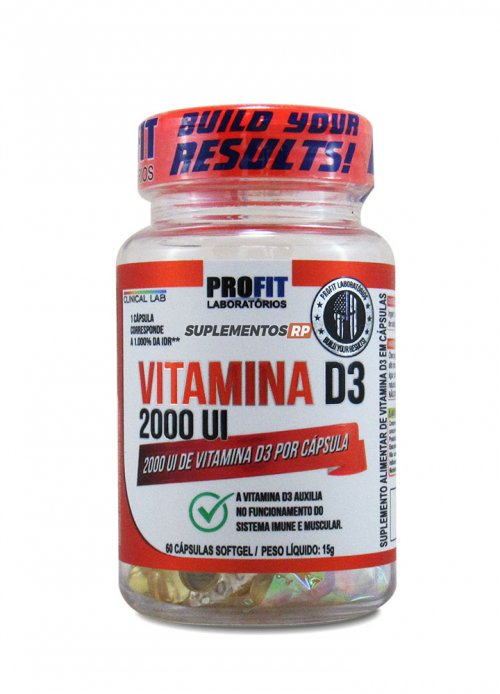 Vitamina D3 2000UI - 60 caps