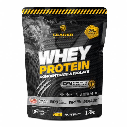 Whey protein Concentrate & Isolate 1,8kg  Leader