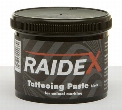 Tinta para tatuador em pasta Raidex 600g - Preta