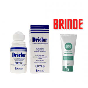Driclor 60 ml Original COM vazamento de 2/5ml + Zero Odor de Brinde