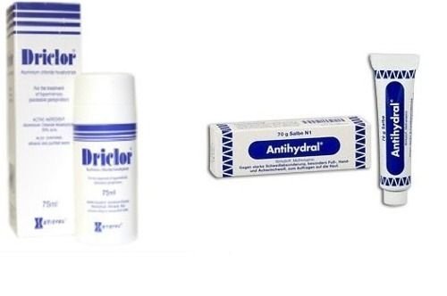 Driclor 60ml + Antihydral®- Suor no corpo, pés e mãos